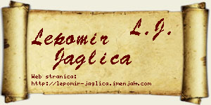 Lepomir Jaglica vizit kartica
